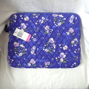 Vera Bradley Laptop Sleeve Wild Roses Quilted NWT